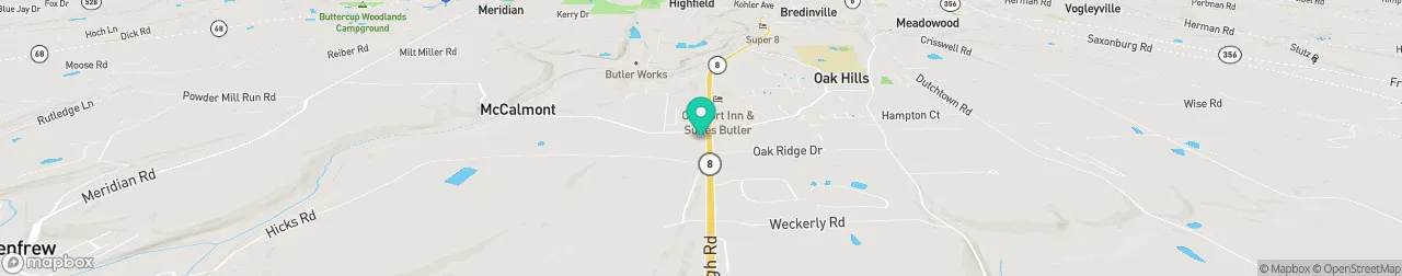 ev charging station on the map