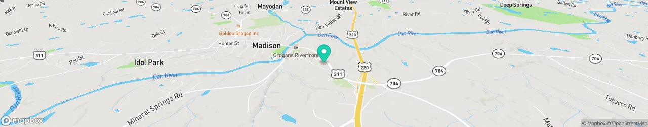 borne de recharge sur la carte