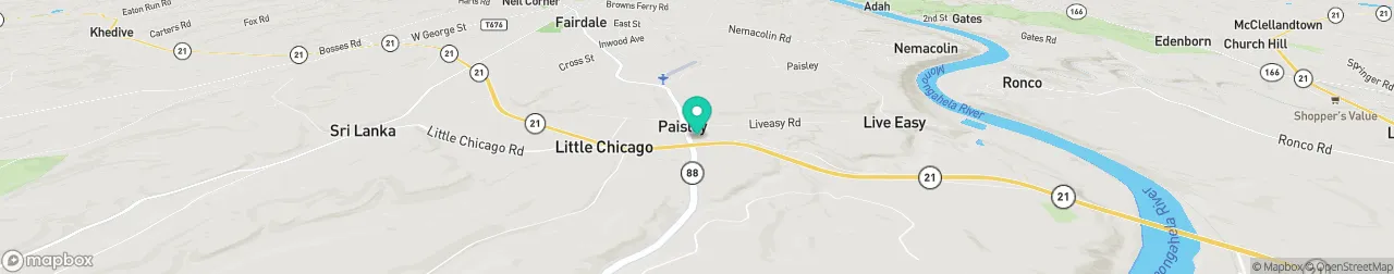 borne de recharge sur la carte