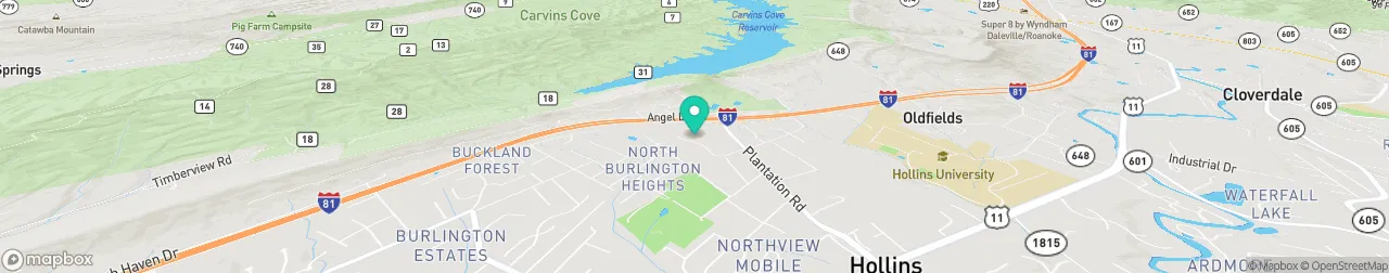 ev charging station on the map