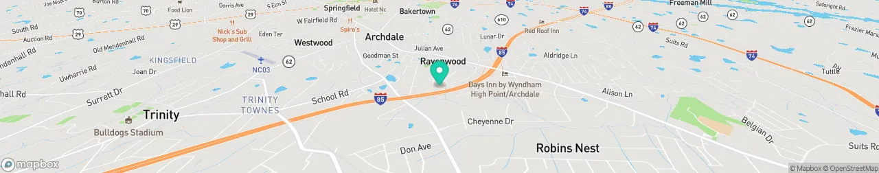 ev charging station on the map