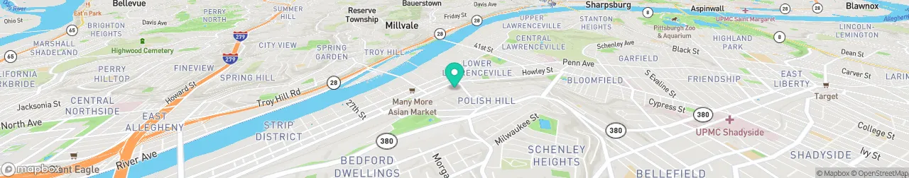 borne de recharge sur la carte