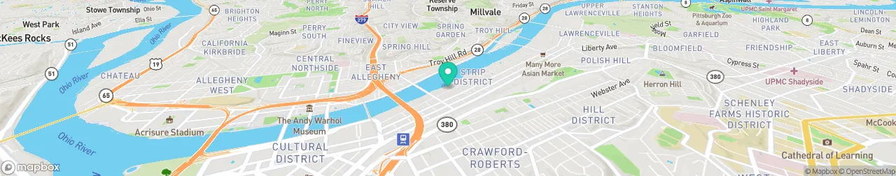 borne de recharge sur la carte