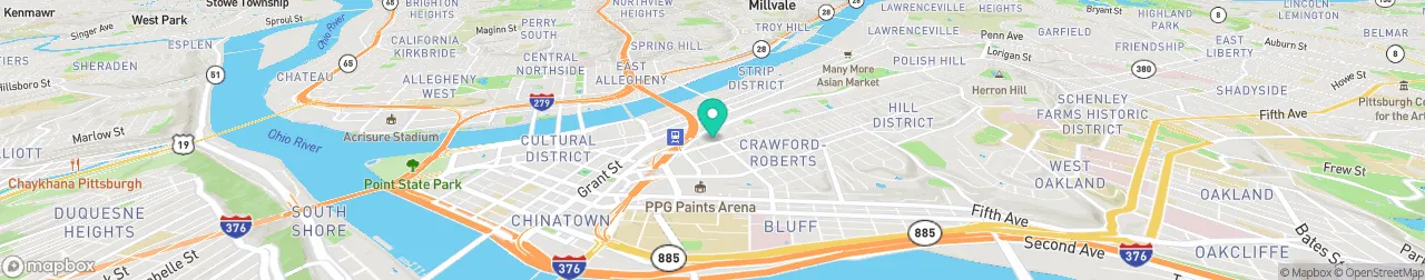 borne de recharge sur la carte