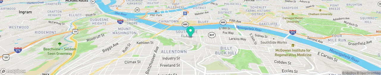 borne de recharge sur la carte