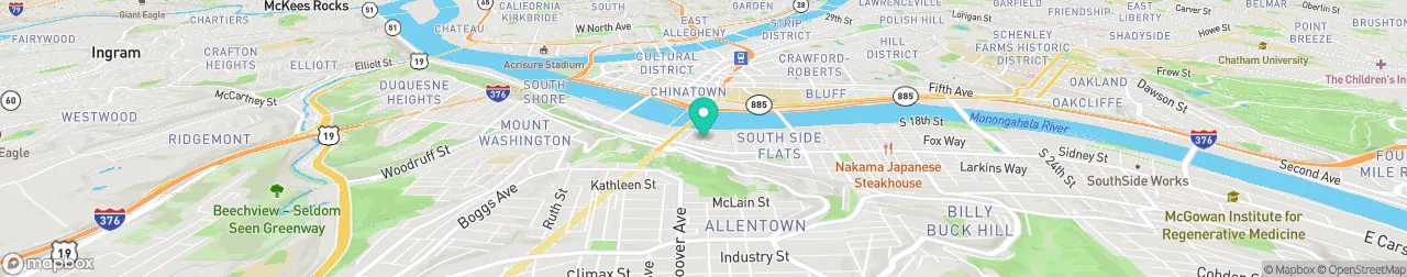 ev charging station on the map