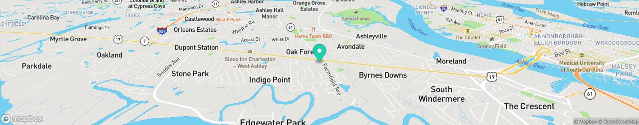 ev charging station on the map