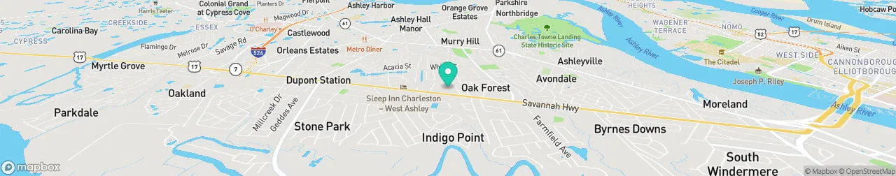 ev charging station on the map