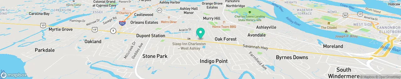 ev charging station on the map