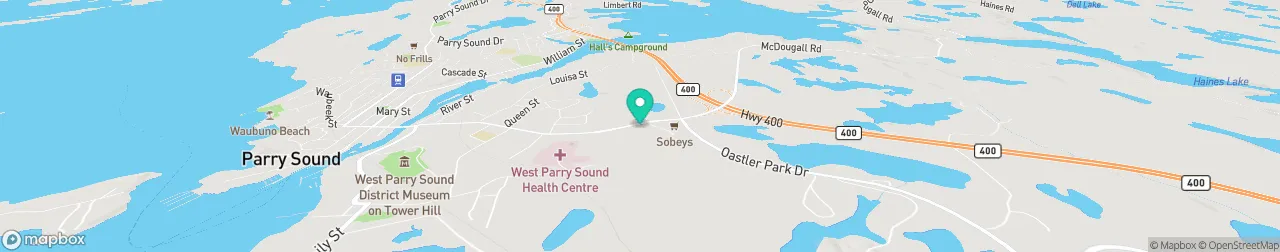 borne de recharge sur la carte