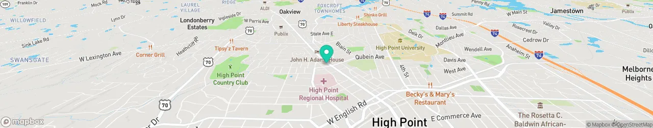 ev charging station on the map