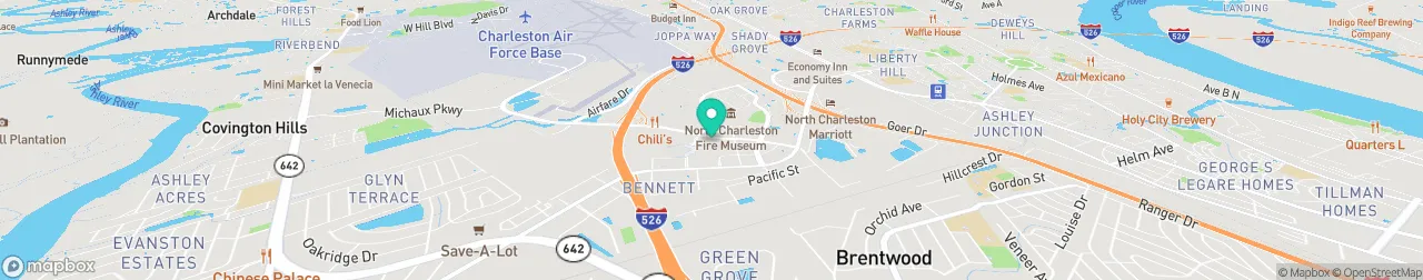 ev charging station on the map