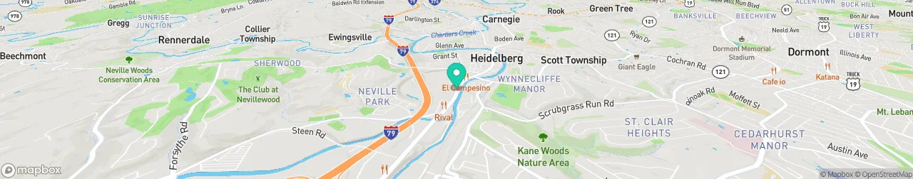 ev charging station on the map