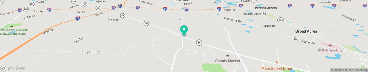 ev charging station on the map