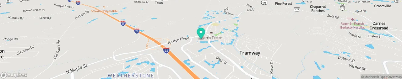 borne de recharge sur la carte