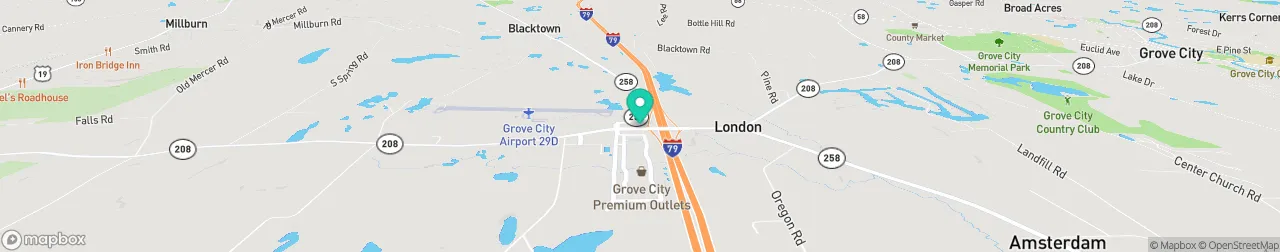 ev charging station on the map