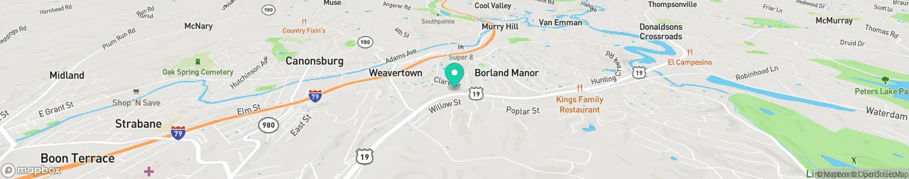 borne de recharge sur la carte