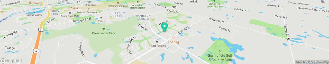 borne de recharge sur la carte