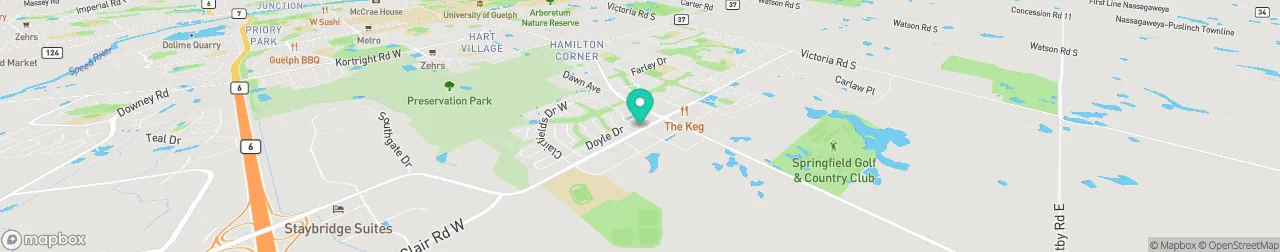 borne de recharge sur la carte