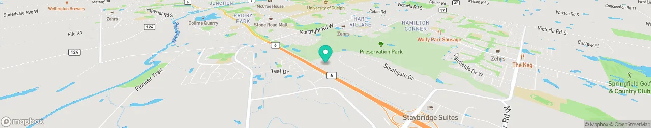 borne de recharge sur la carte