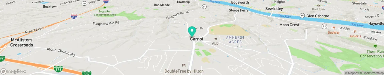 borne de recharge sur la carte