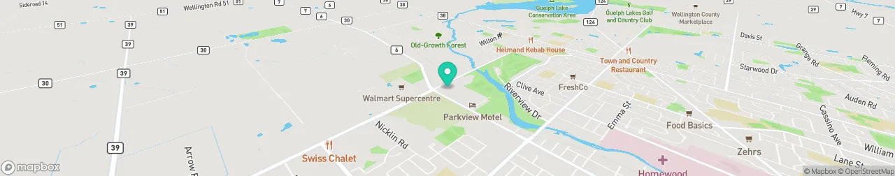 borne de recharge sur la carte