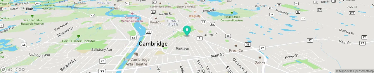 borne de recharge sur la carte