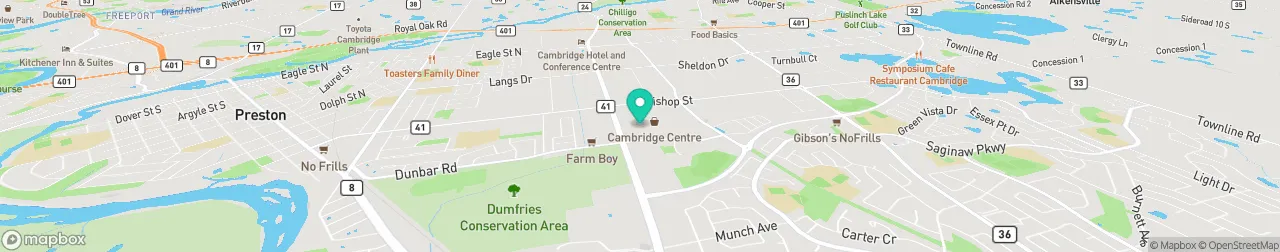 borne de recharge sur la carte