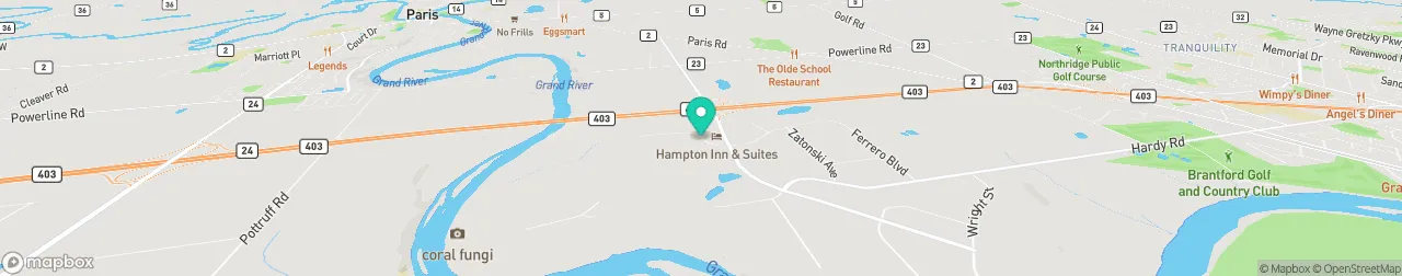 borne de recharge sur la carte