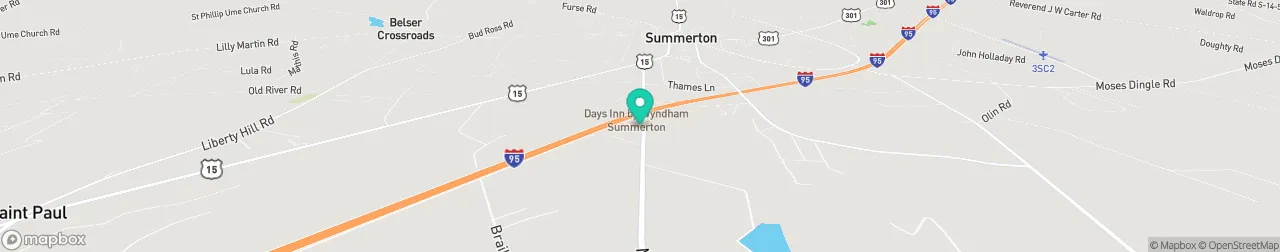 borne de recharge sur la carte