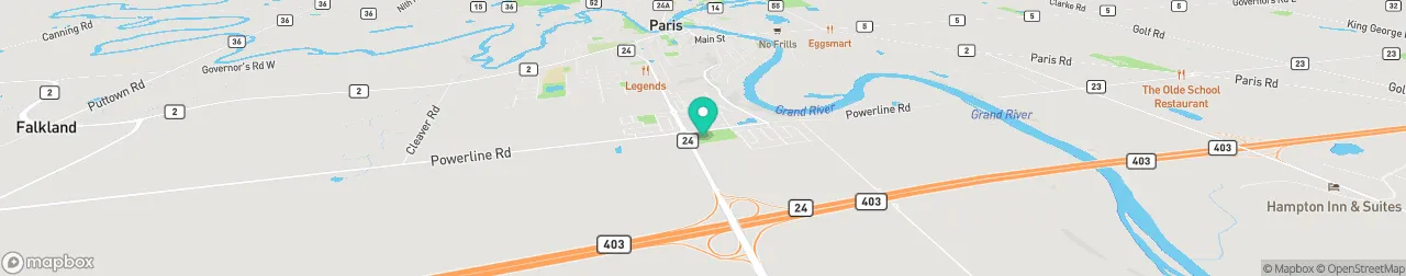 ev charging station on the map