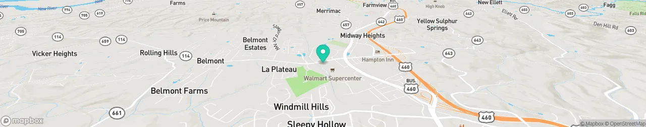 borne de recharge sur la carte