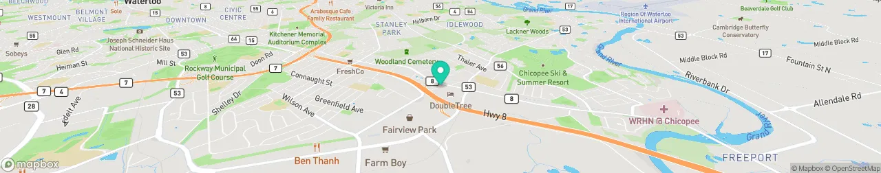 borne de recharge sur la carte