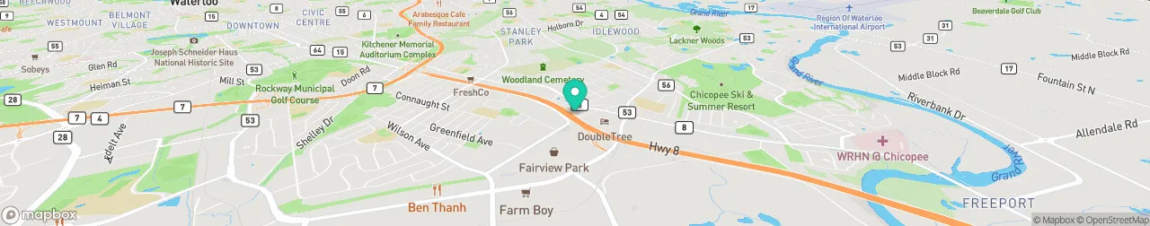 borne de recharge sur la carte