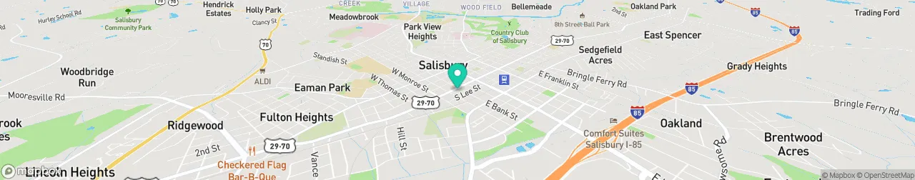 borne de recharge sur la carte