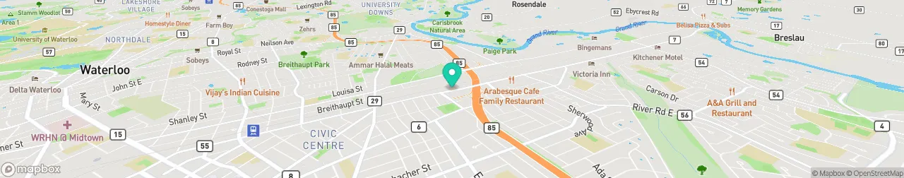 ev charging station on the map