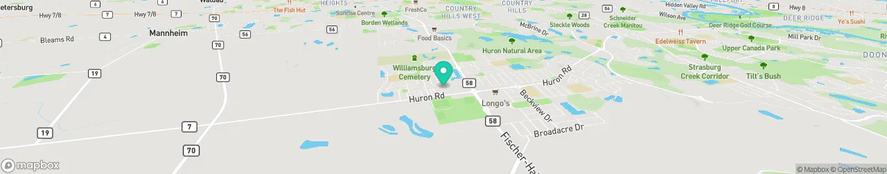 borne de recharge sur la carte