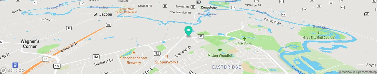 borne de recharge sur la carte