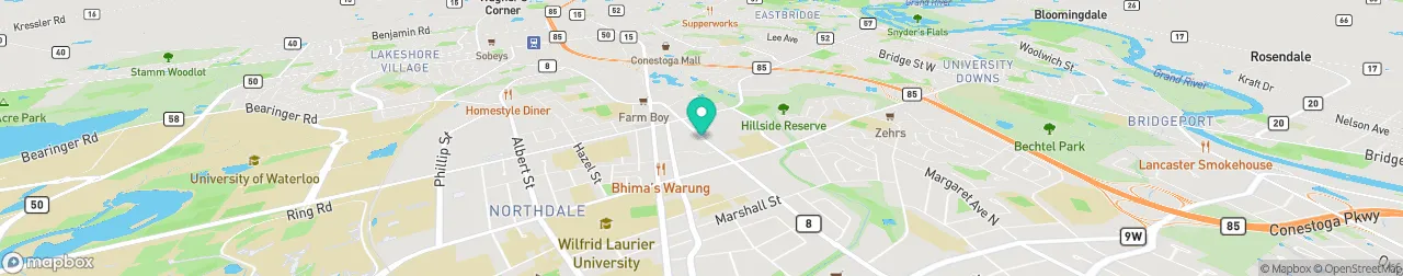 borne de recharge sur la carte