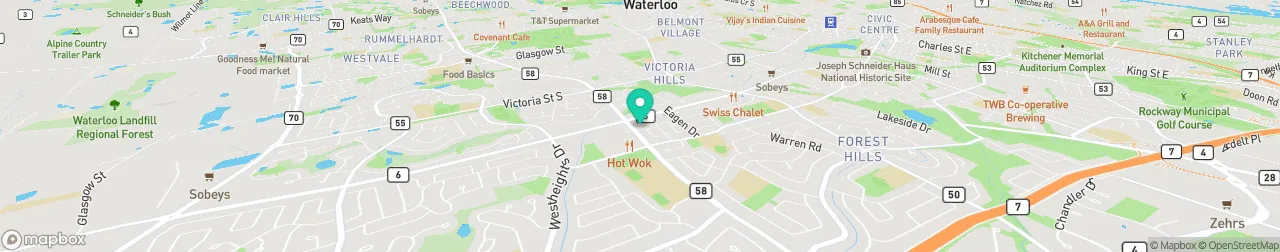 borne de recharge sur la carte