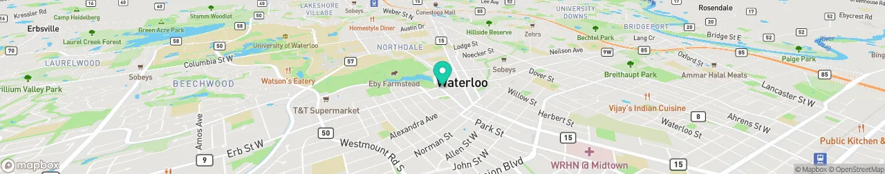 ev charging station on the map