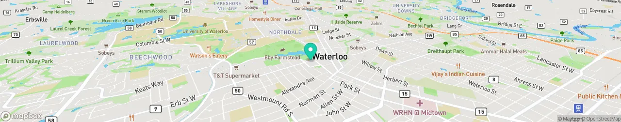 ev charging station on the map