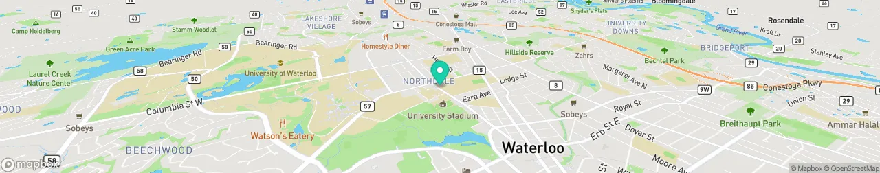 borne de recharge sur la carte