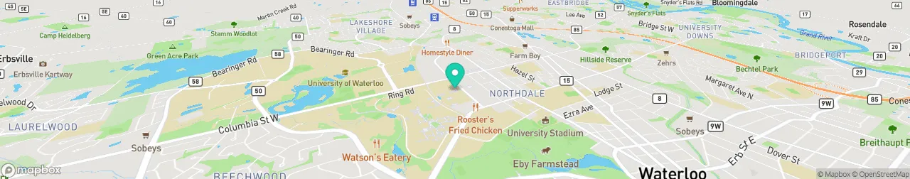 ev charging station on the map