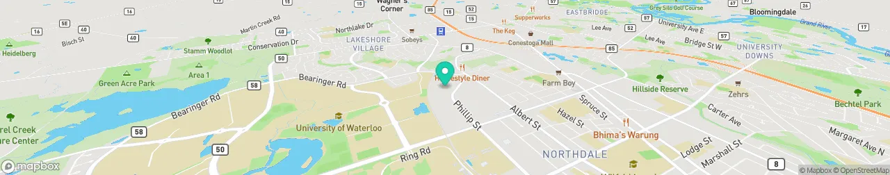 ev charging station on the map