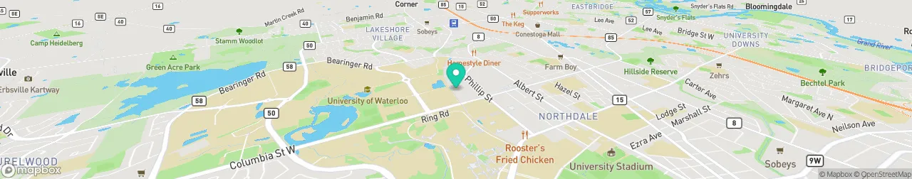 borne de recharge sur la carte