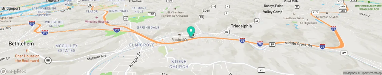 ev charging station on the map