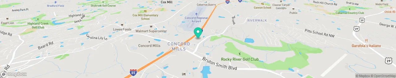 borne de recharge sur la carte