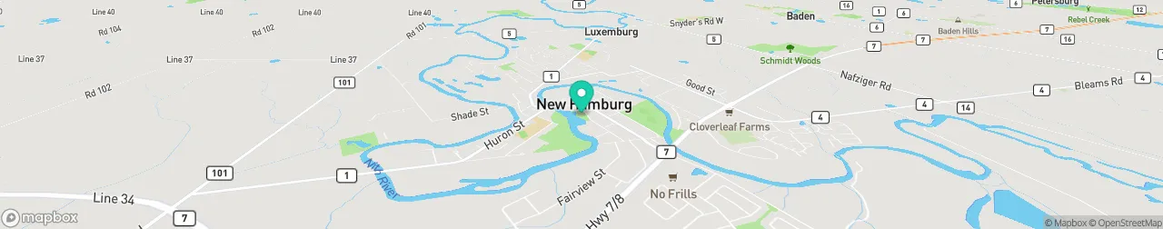 borne de recharge sur la carte