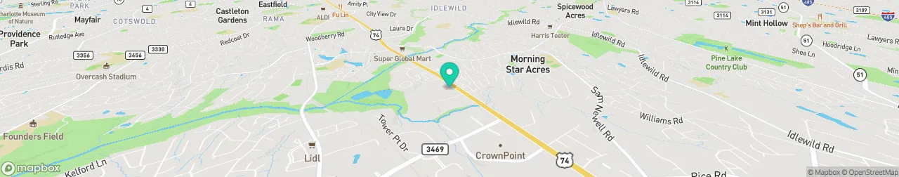 ev charging station on the map